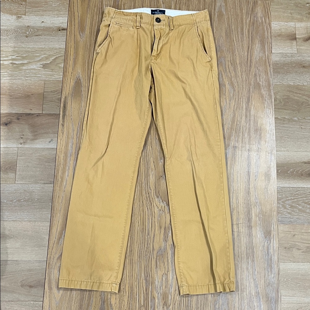 American Eagle Outfitters Mustard Chinos